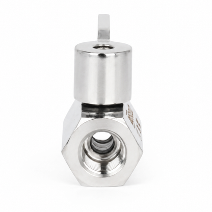 1/4" Mini Ball Valve 304 Stainless Steel Female Thread 2PCS