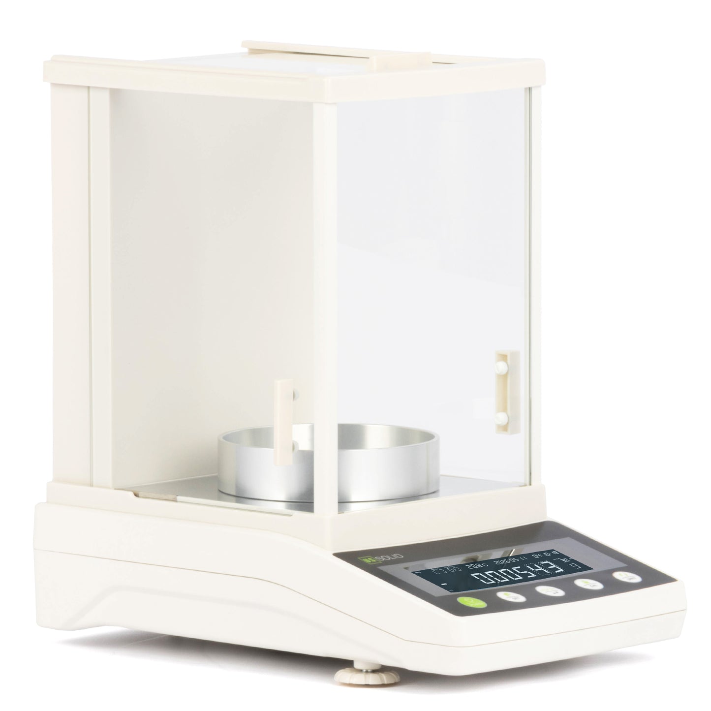 0,01 mg semi-mikro analytisk vekt - 102 g x 0,01 mg / 0,1 mg Vitenskapelig laboratoriepresisjonsvekt med automatisk kalibrering