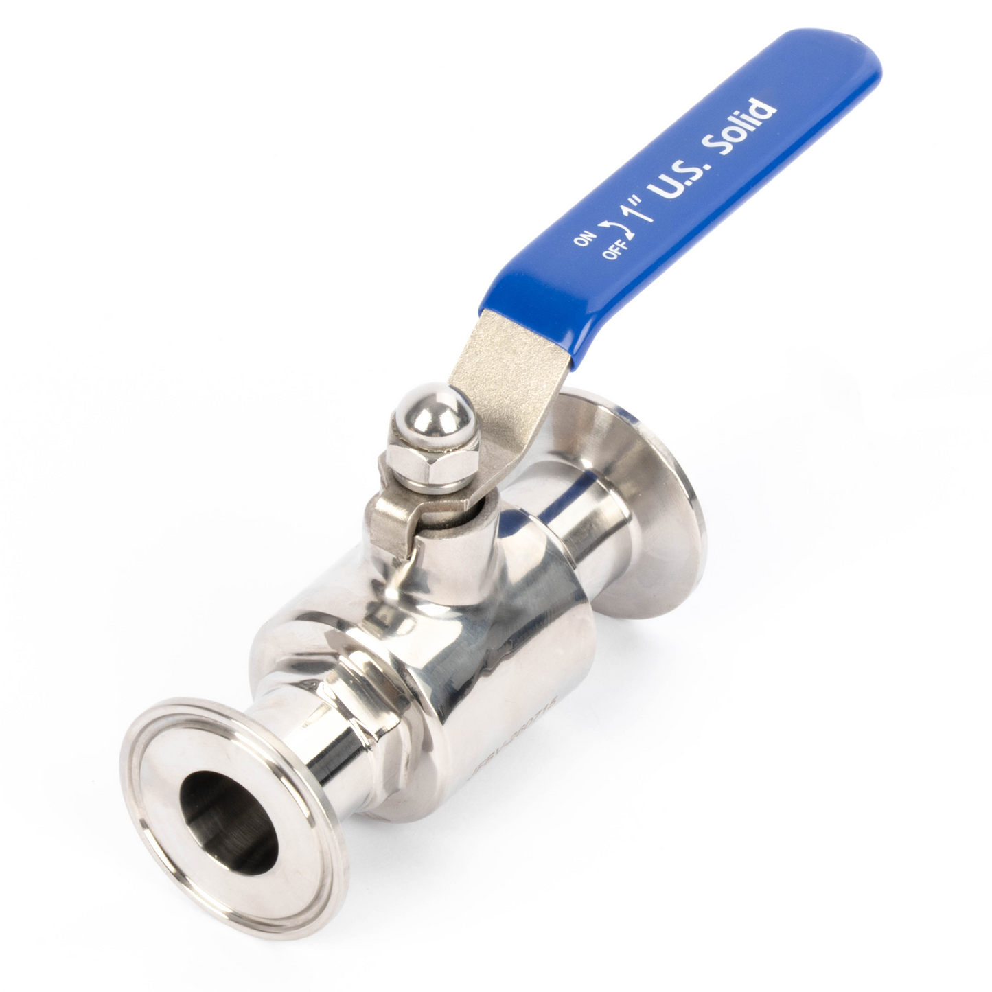 1-1/2" Tri Clamp Ball Valve 304 Stainless Steel (1" Tube OD) with 2 Silicone Gaskets