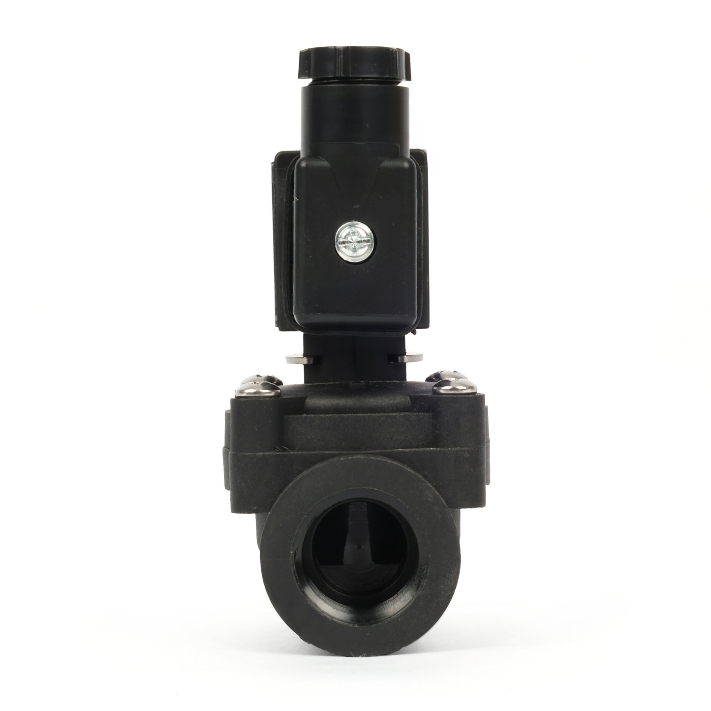 1/2인치 스테인리스 스틸 솔레노이드 밸브 - 110V/220V AC, 상시 개방형, 4.4-232 PSI, VITON 씰