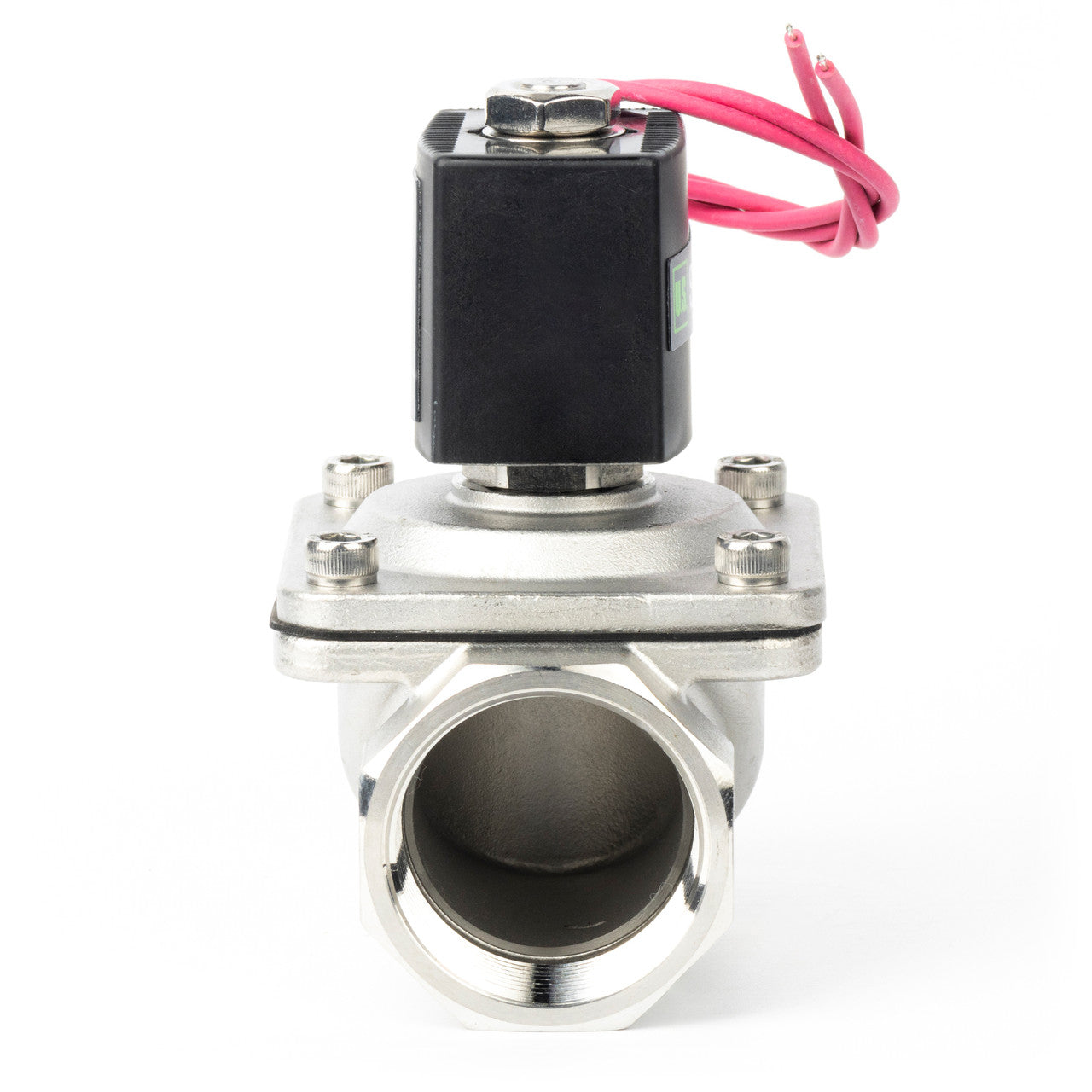 1-1/4" Solenoid Valve - Stainless Steel 12V DC Normally Closed with Viton Seal