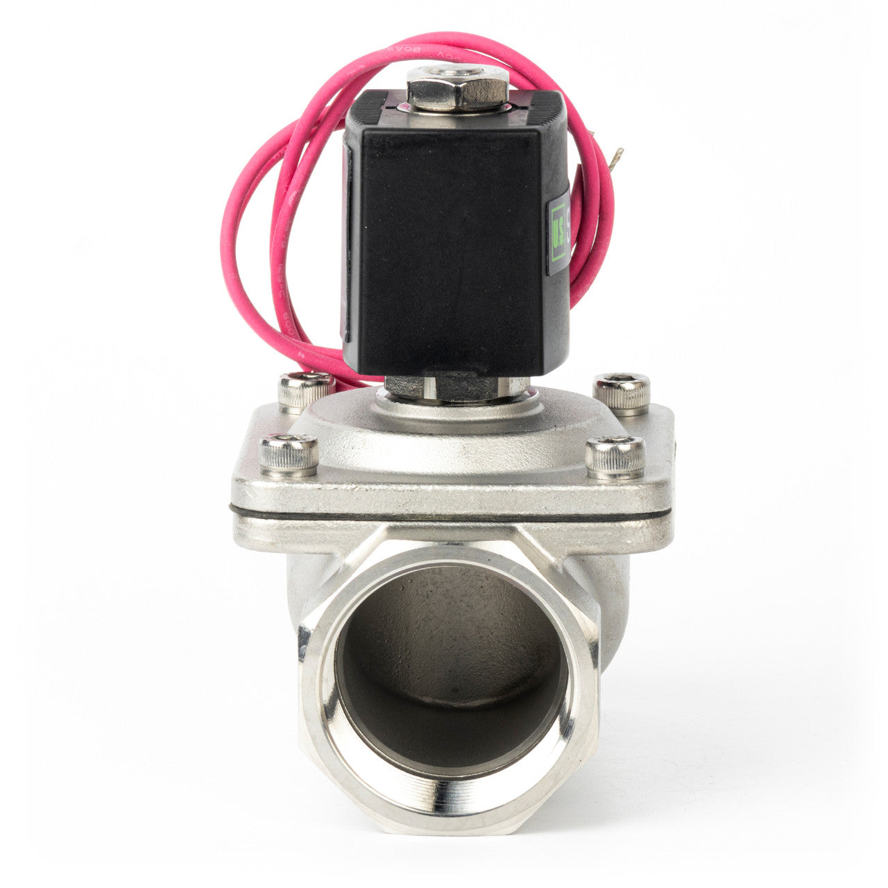 1-1/4" Solenoid Valve - Stainless Steel 110V AC Normally Closed with Viton Seal