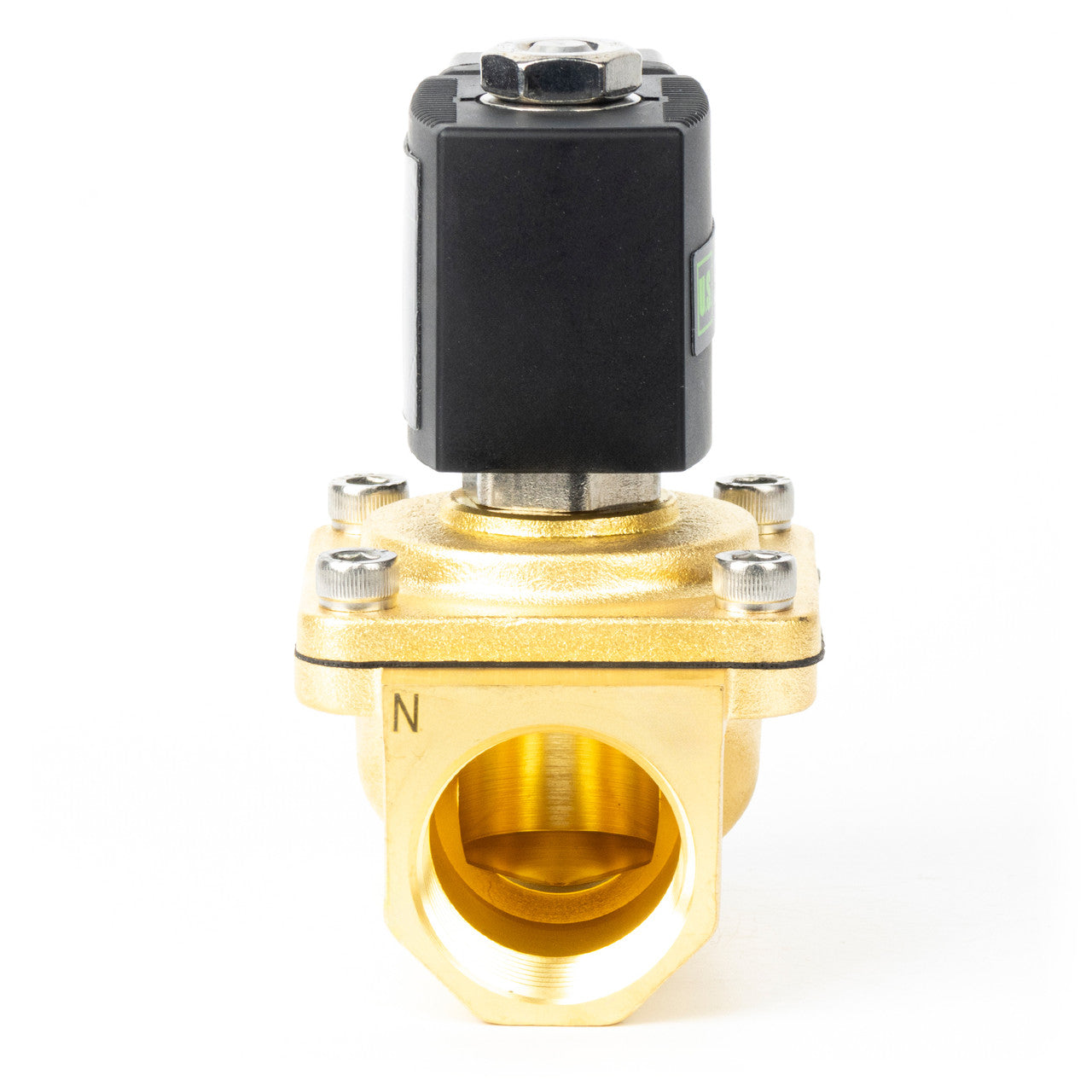 1" Solenoid Valve - Brass110V AC Normally Closed with Viton Seal, Junction Box Type