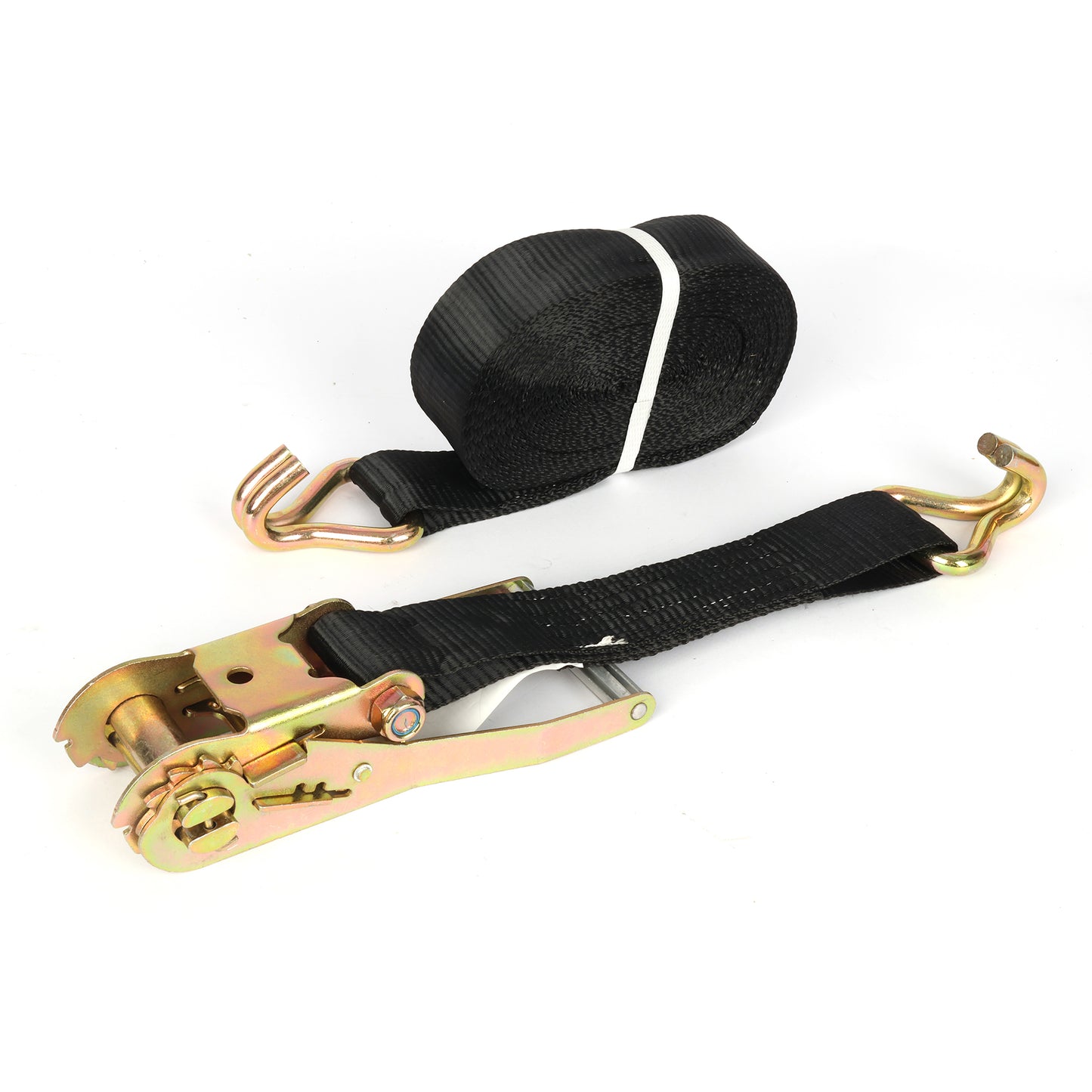 4-Pack 2 in x 29.5 ft Ratchet Tie Down Straps, 10,000 lb Break Strength, J-Hooks