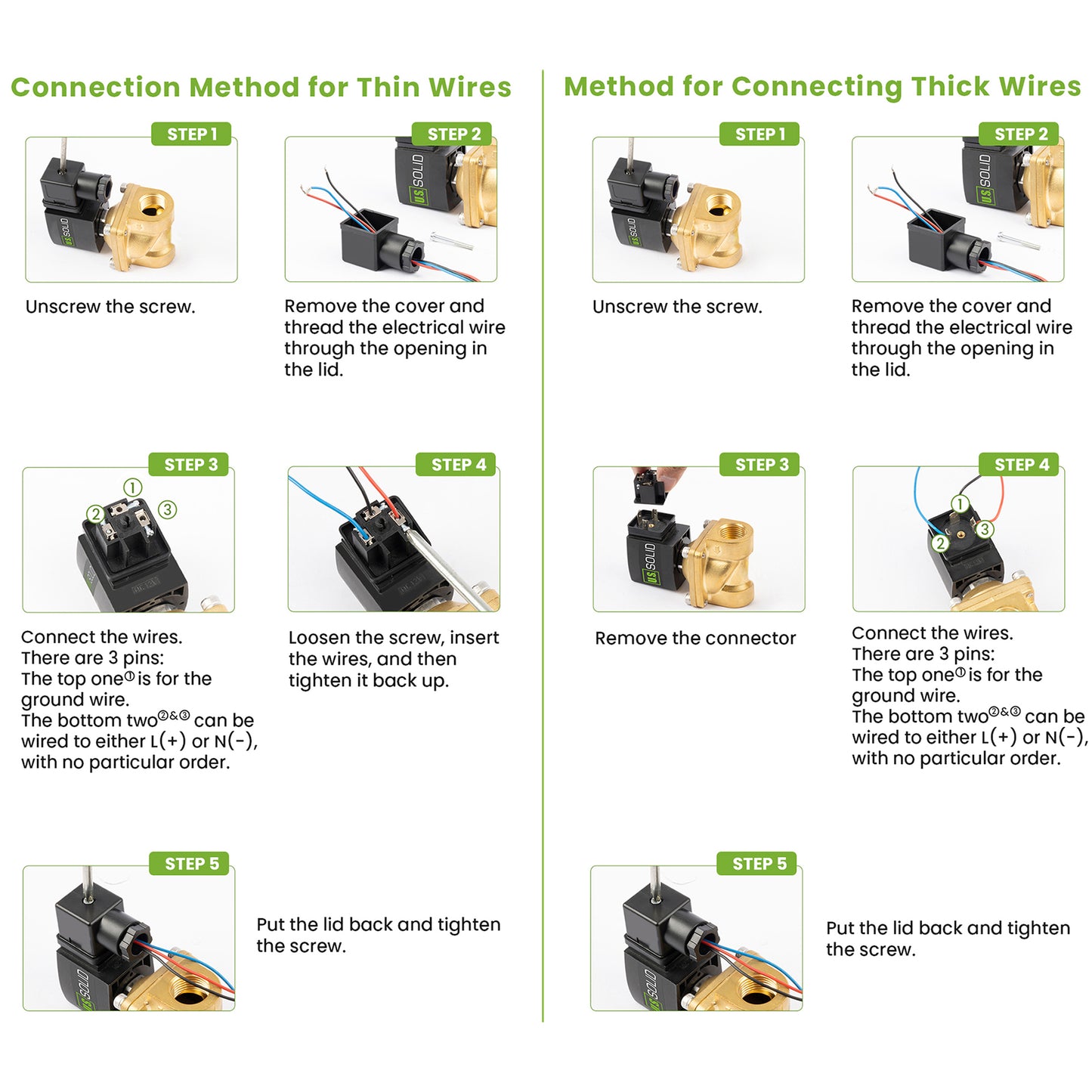 3/8" Brass  Solenoid Valve - 24V AC, Normally Closed, 4.4-232 PSI, VITON Seal