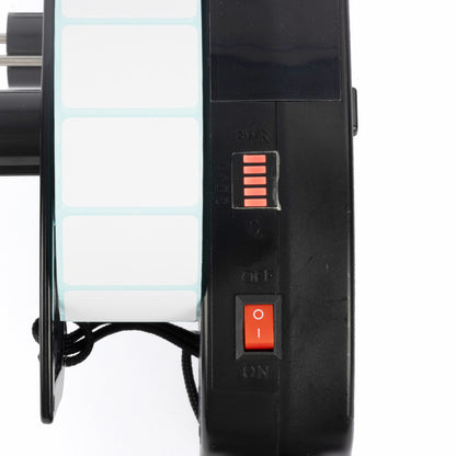 Applicatore di etichette portatile a batteria - Dispenser di etichette adesive senza fili per rotoli prestampati da 15-80 mm