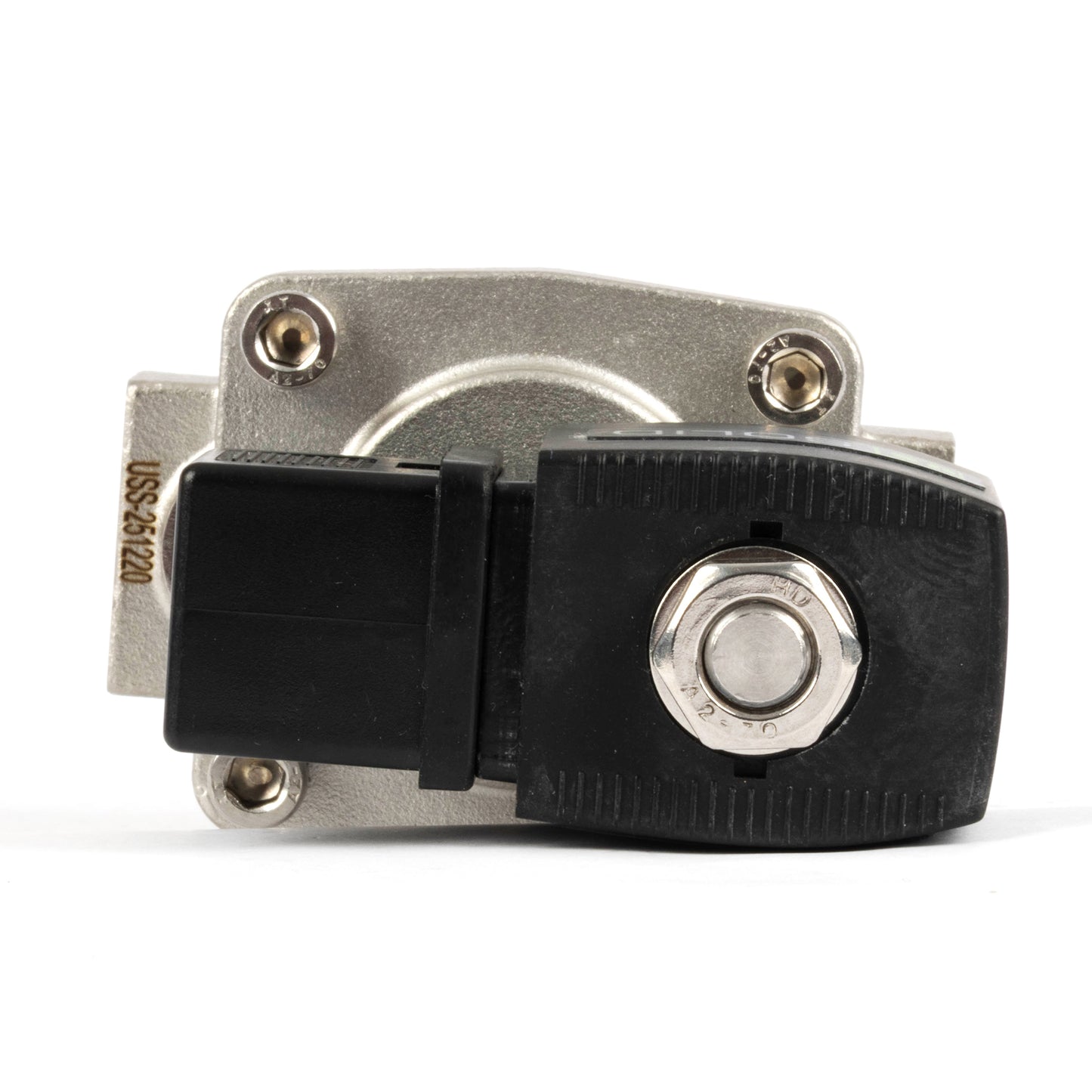 صمام لولبي من الفولاذ المقاوم للصدأ ¾ بوصة - 110 فولت / 220 فولت تيار متردد، مغلق عادةً، 4.4-232 رطل لكل بوصة مربعة، مانع تسرب من الفيتون