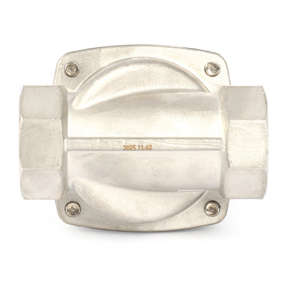 1-1/2" Injap Solenoid - Keluli Tahan Karat 12V DC Injap Solenoid Elektrik , Biasanya Terbuka, Pengedap Viton