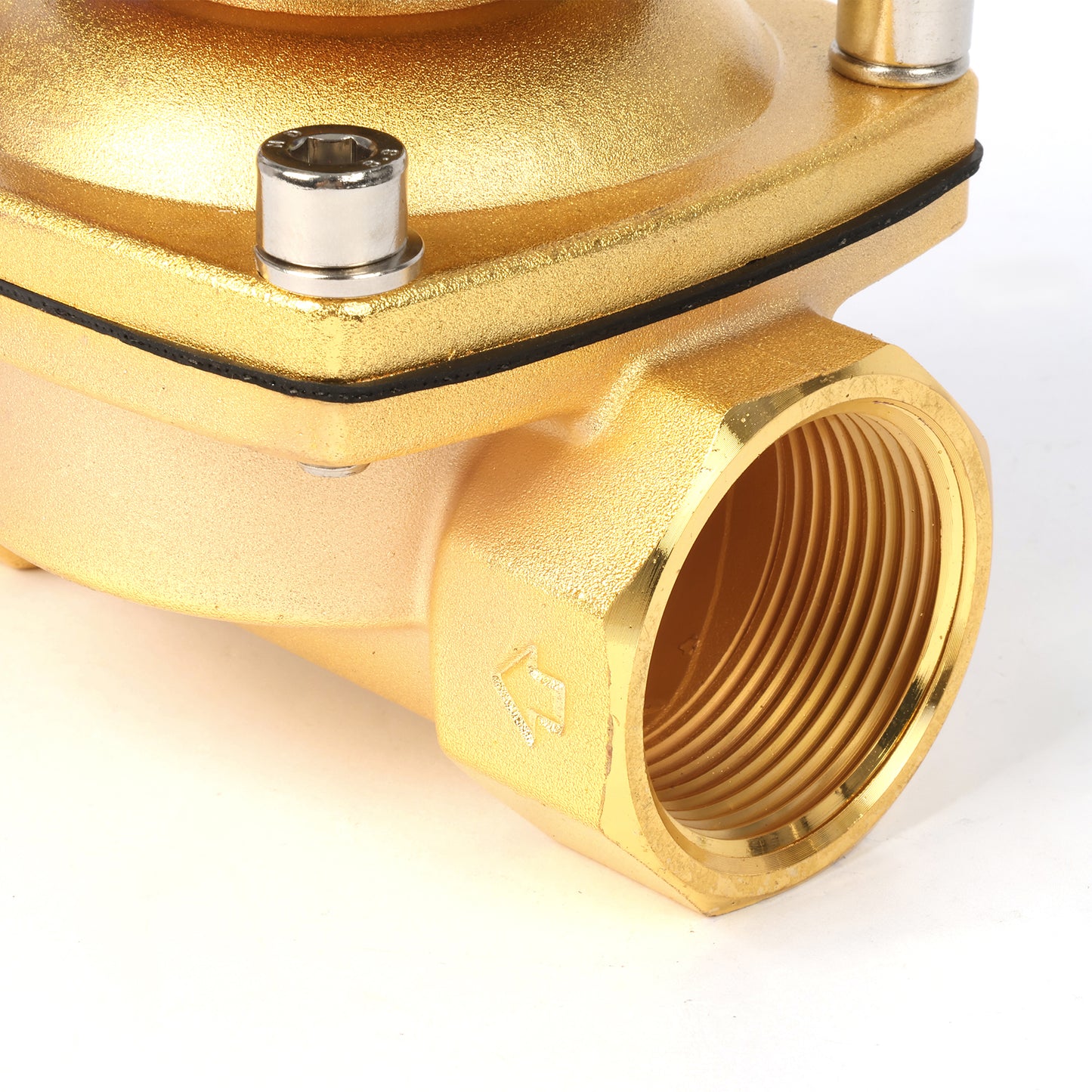 1-1/4" Zinc-Alloy Solenoid Valve - 110V AC , NBR Seal, Normally Closed