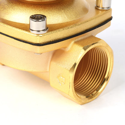 1-1/4" Zinc-Alloy Solenoid Valve - 110V AC , NBR Seal, Normally Closed