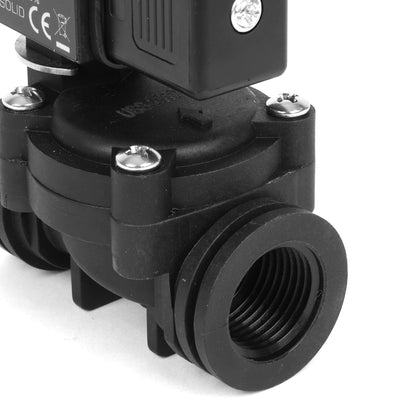 1/2인치 스테인리스 스틸 솔레노이드 밸브 - 110V/220V AC, 상시 개방형, 4.4-232 PSI, VITON 씰