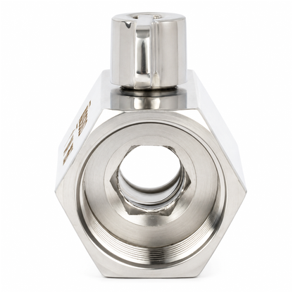 1" Mini Ball Valve 304 Stainless Steel Female Thread 2PCS