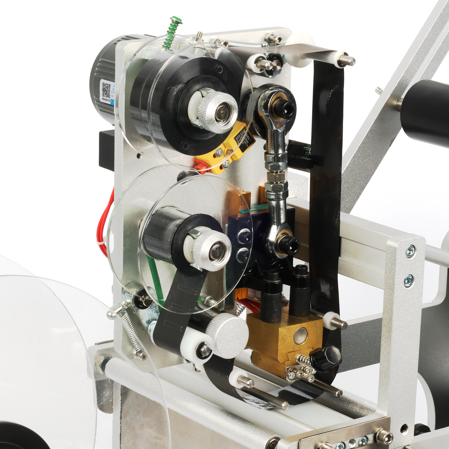 Semi-Automatic Round Bottle Labeling and Coding Machine