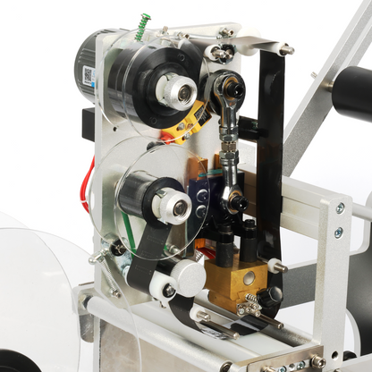 Semi-Automatic Round Bottle Labeling and Coding Machine