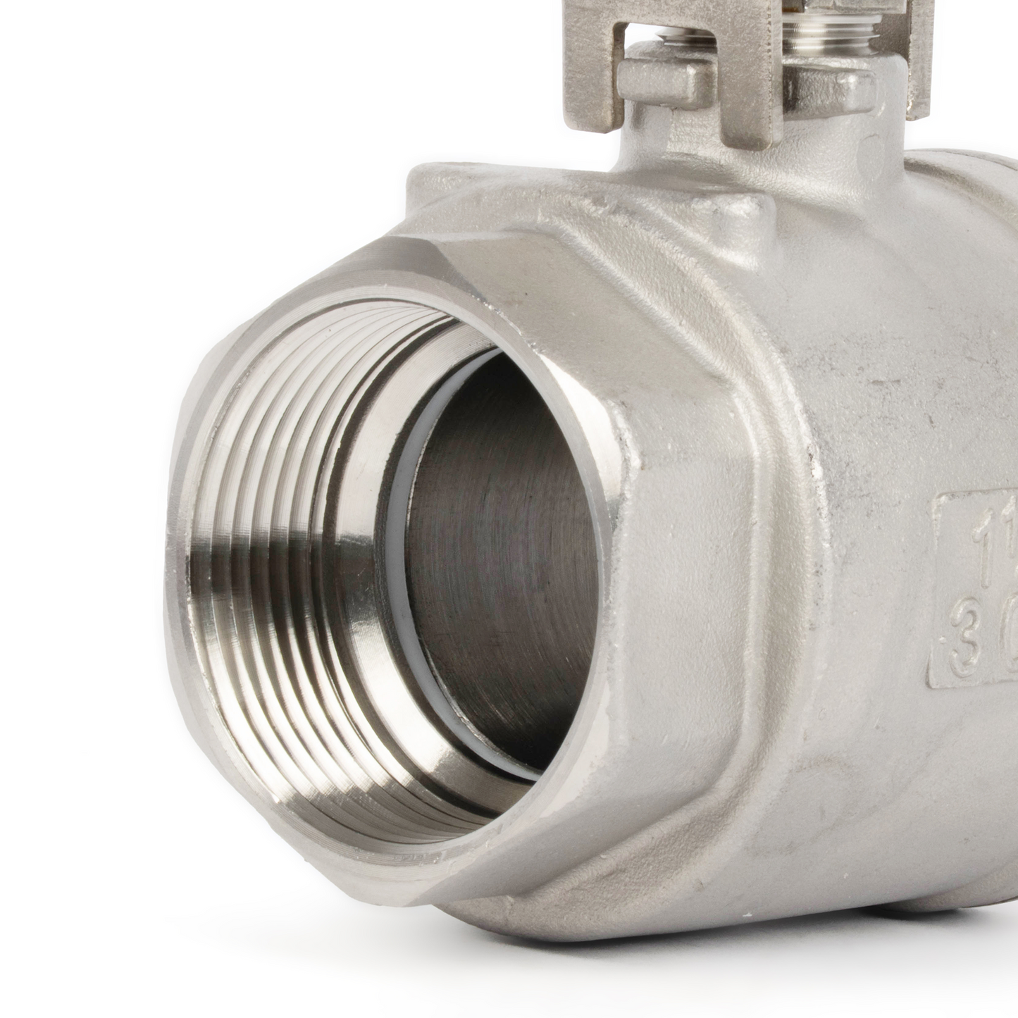 1-1/4" Lockable Ball Valve – Male x Female Stainless Steel Heavy Duty, 1000WOG, Full Port with Locking Device