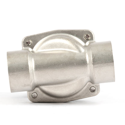 Válvula solenoide de 1" em aço inoxidável - 110V/220V AC, normalmente fechada, 4,4-232 PSI, com vedação em VITON.