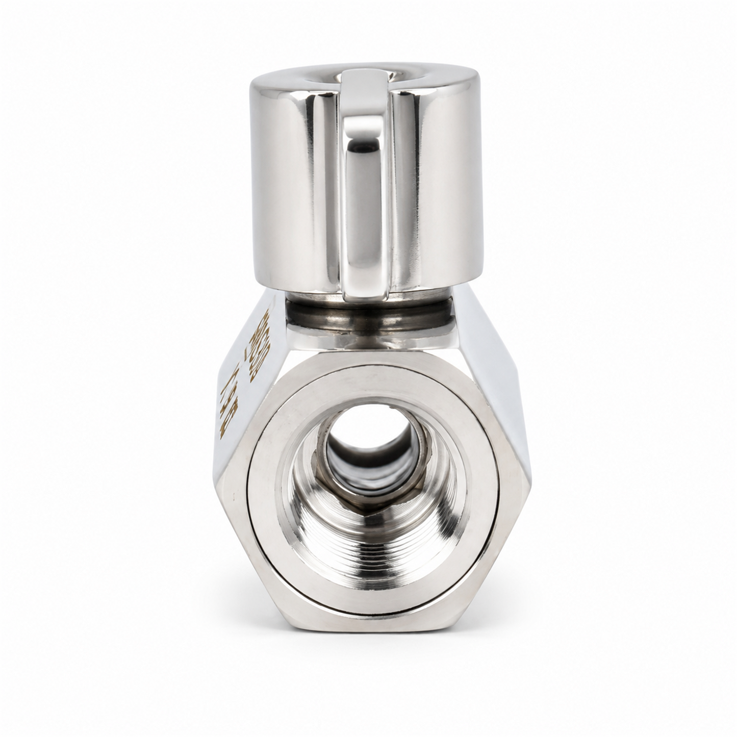 1/4" Mini Ball Valve 304 Stainless Steel Female Thread 2PCS