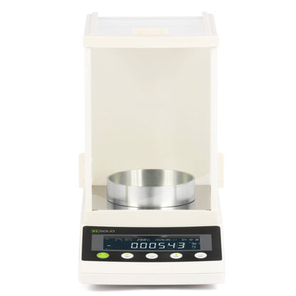 0,01 mg semi-mikro analytisk vekt - 102 g x 0,01 mg / 0,1 mg Vitenskapelig laboratoriepresisjonsvekt med automatisk kalibrering