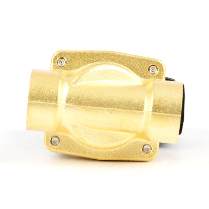 صمام لولبي نحاسي ¾ بوصة - 110 فولت تيار متردد/220 فولت تيار متردد، مفتوح عادةً، 4.4-232 رطل لكل بوصة مربعة، مانع تسرب من الفيتون