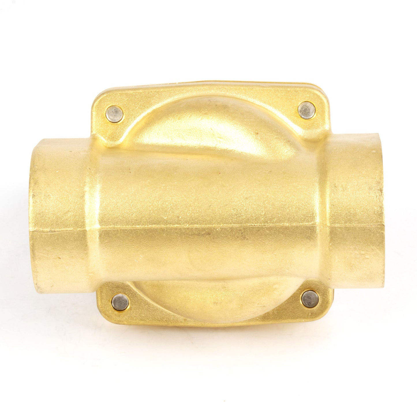 1-1/4" messing magnetventil - 24V DC, normalt lukket, 4,4-232 PSI, VITON pakning