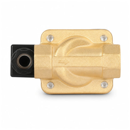 3/8"-Magnetventil – Messing, 24 V DC, normalerweise geschlossen, mit Viton-Dichtung, Anschlussdosentyp