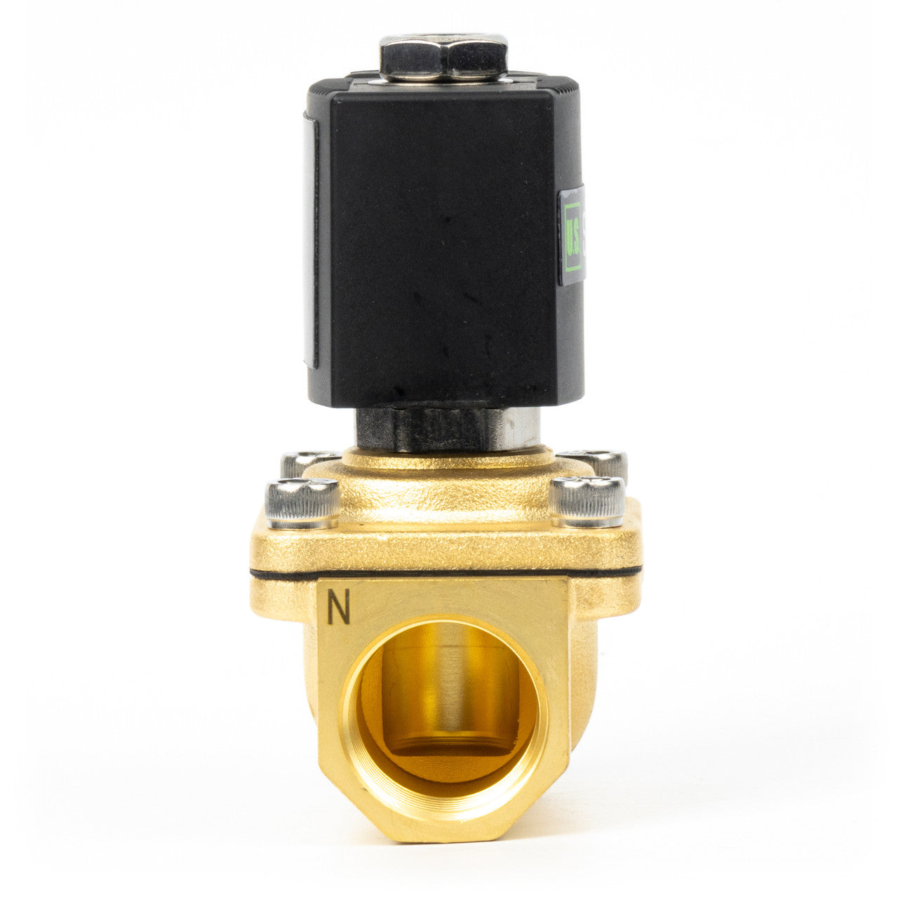 3/4" Solenoid Valve - Brass 110V AC Normally Closed with Viton Seal, Junction Box Type