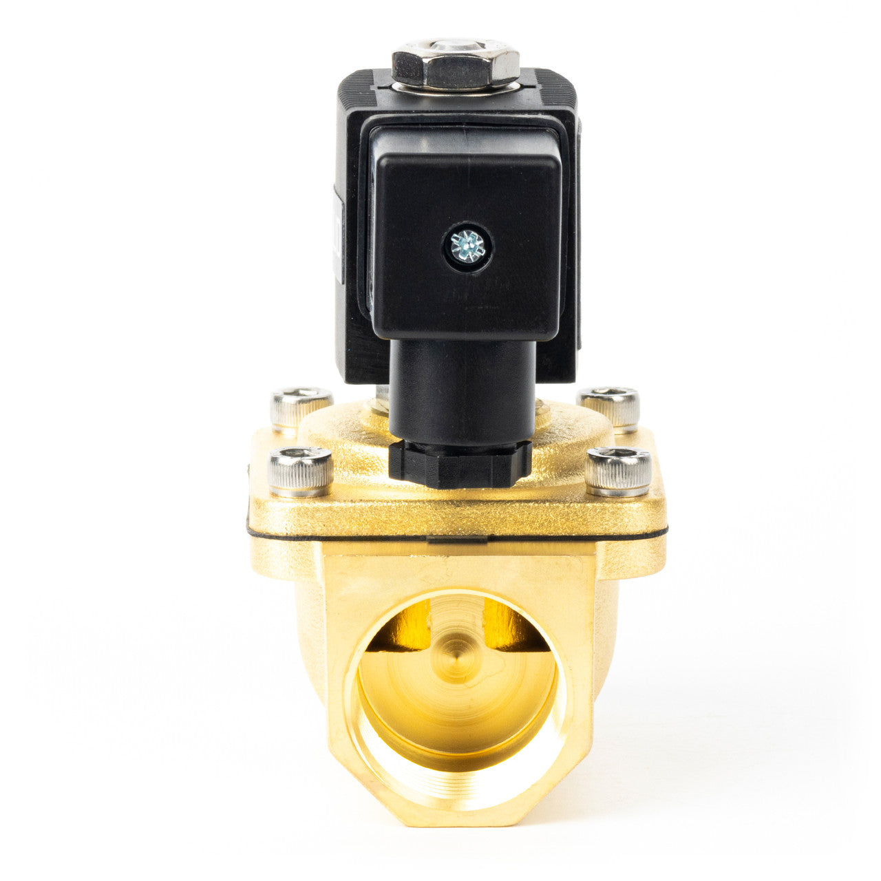 1" Solenoid Valve - Brass110V AC Normally Closed with Viton Seal, Junction Box Type