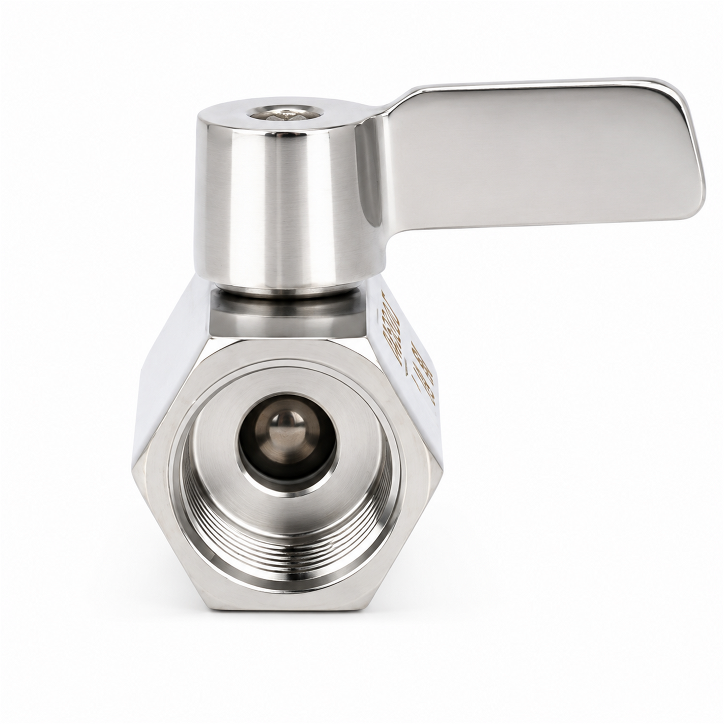 1/2" Mini Ball Valve 304 Stainless Steel Female Thread 2PCS