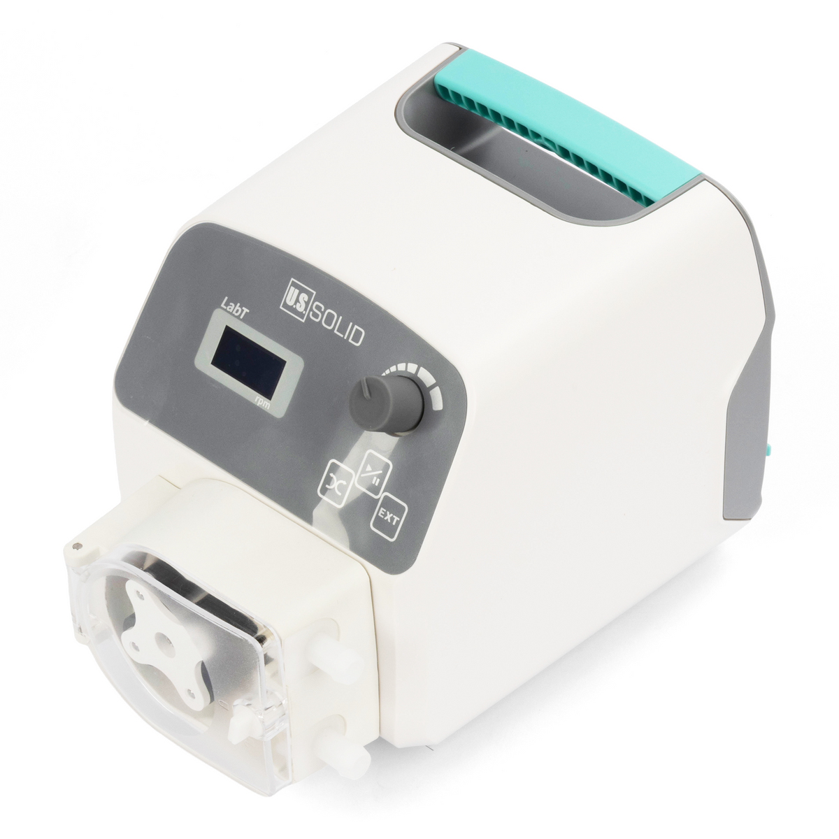 Lab-Use Compact Peristaltic Pump - Speed-Adjustable, Single Channel (0.08-930 mL/min)