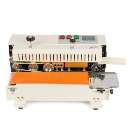 U.S. SOLID Continuous Bag Band Sealer Tabletop Sealing Machine, Automatic Horizontal Band Sealer with Digital Temperature Control