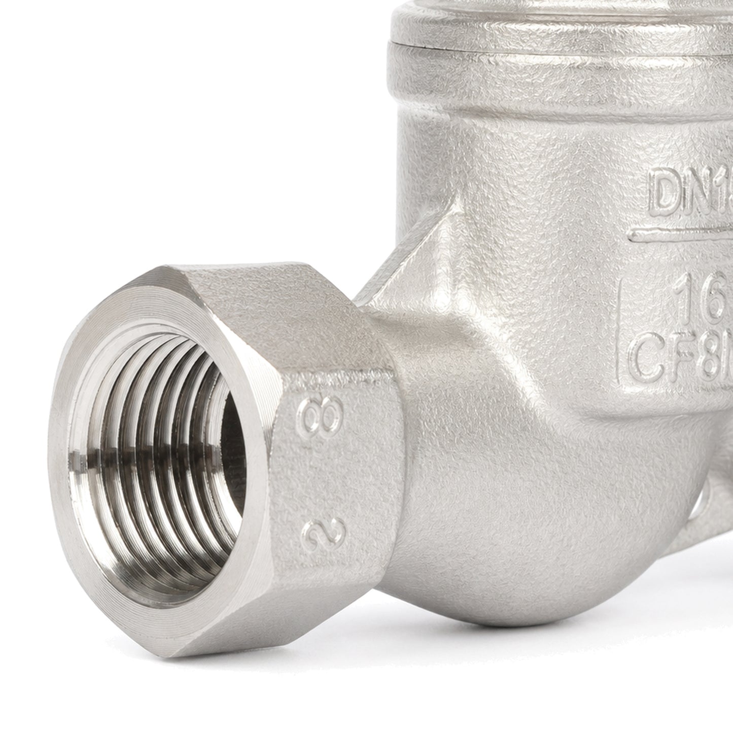 Valvola a globo in acciaio inox da 3/4", regolatore di flusso tipo S per acqua, olio e gas