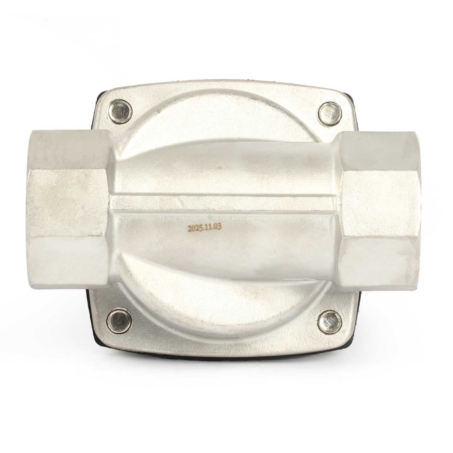 2"-Magnetventil – Elektrisches 12-V-Gleichstrom-Magnetventil aus Edelstahl, normalerweise offen, Viton-Dichtung