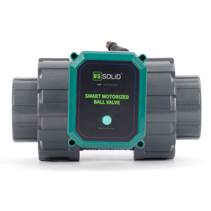 Intelligentes motorisiertes Kugelventil (1-1/2") mit WLAN-App-Fernbedienung, manuellem Schalter und 5V DC USB-Anschluss