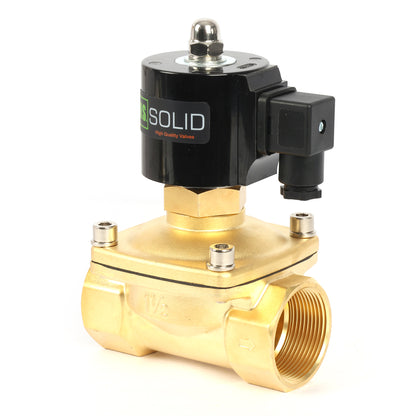1-1/2"-Magnetventil – 110 V Wechselstrom, elektrisches Messing-Magnetventil, normalerweise offen, VITON-Dichtung