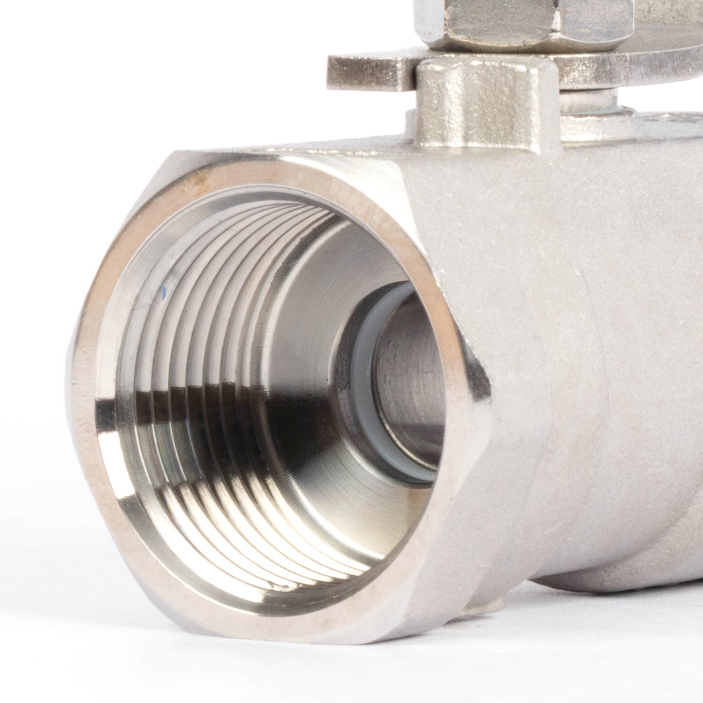 Valvola a sfera da 1/2" - Valvola a sfera femmina in acciaio inossidabile 316, passaggio completo