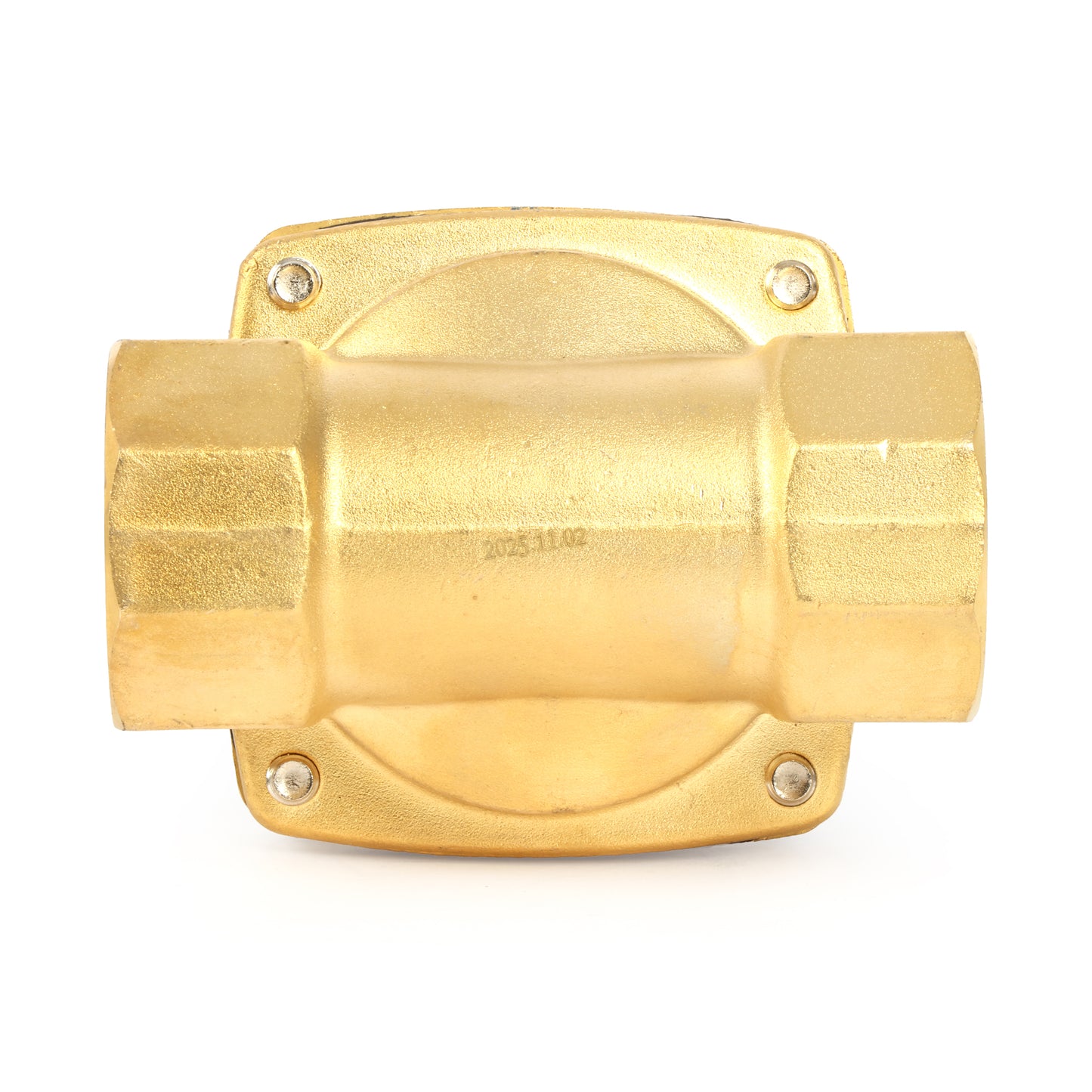 U.S. Solid Magnetventil – 1-1/2" 12 V DC, elektrisches Magnetventil aus Messing, normalerweise offen, VITON-Dichtung