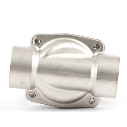 1" magnetventil i rustfrit stål - 24V DC, normalt lukket, 4,4-232 PSI, VITON-tætning