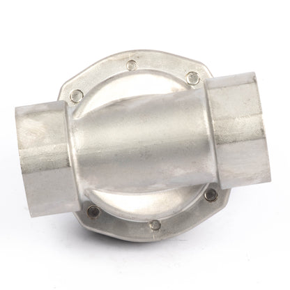 Électrovanne haute température - 50 mm (2") en acier inoxydable, 50 bar (725 PSI), 24 V CC, 150 °C (302 °F), normalement fermée, joint VITON
