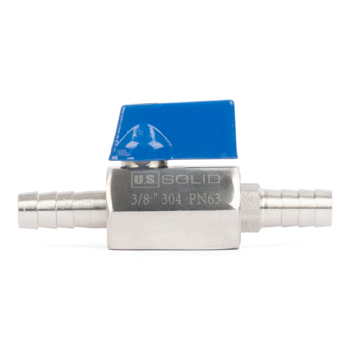1/2" Mini-Kugelhahn, Edelstahl 304, Innengewinde × Außengewinde NPT, 2 Stück
