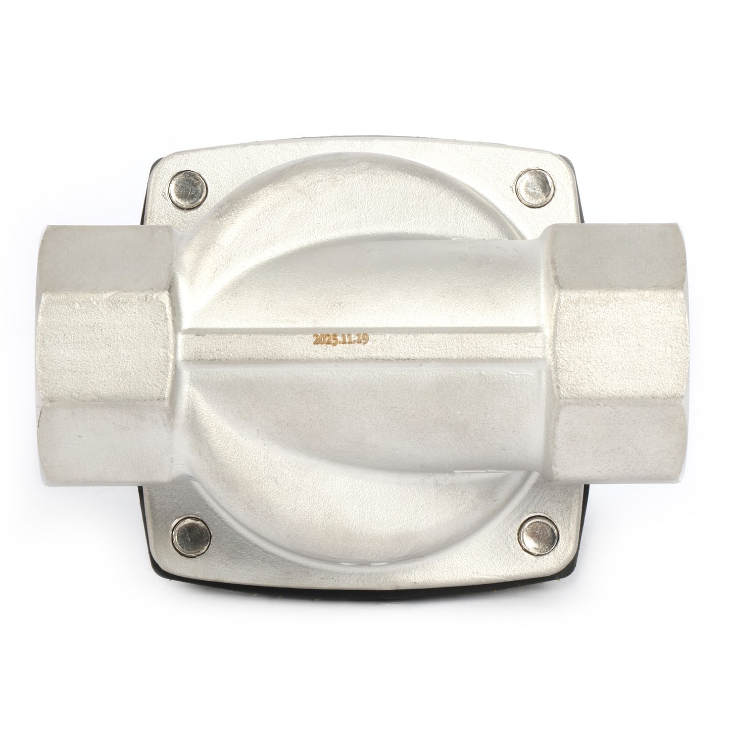 2"-Magnetventil – Elektrisches Magnetventil aus Edelstahl, 110 V Wechselstrom, normalerweise offen, Viton-Dichtung