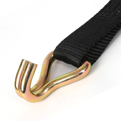 4-Pack 2 in x 29.5 ft Ratchet Tie Down Straps, 10,000 lb Break Strength, J-Hooks