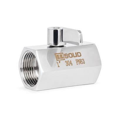 1" Mini Ball Valve 304 Stainless Steel Female Thread 2PCS