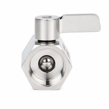 3/4" Mini Ball Valve 304 Stainless Steel Female Thread 2PCS