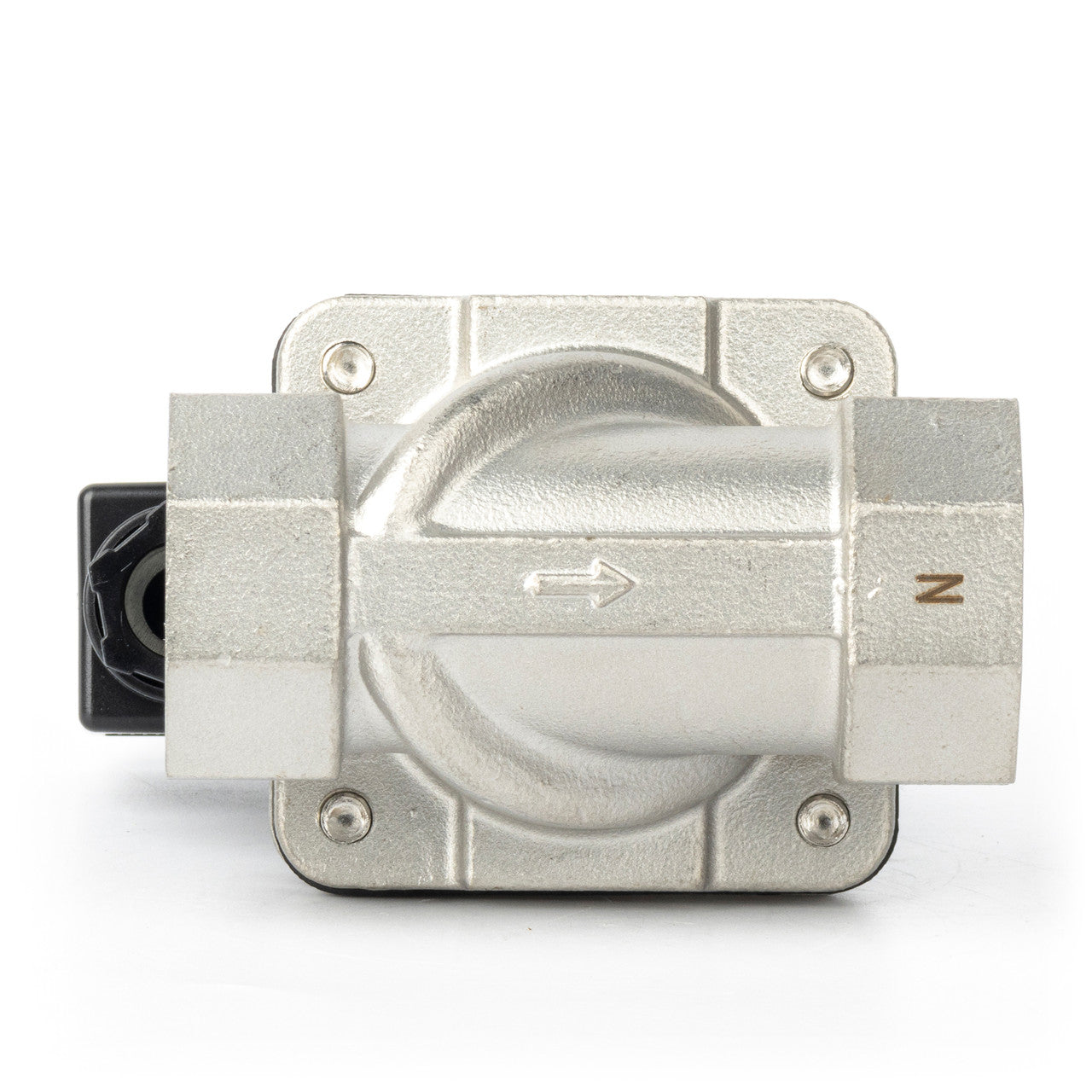 1" Solenoid Valve - Stainless Steel 12V DC Normally Closed with Viton Seal, Junction Box Type