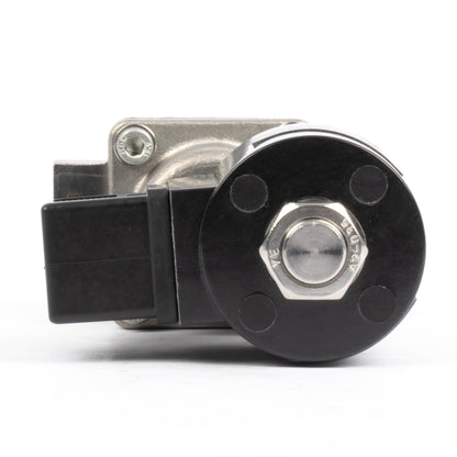 고온 솔레노이드 밸브 - 3/8인치 스테인리스강, 725 PSI, 24V DC, 302°F (150°C), 상시 닫힘, VITON 씰