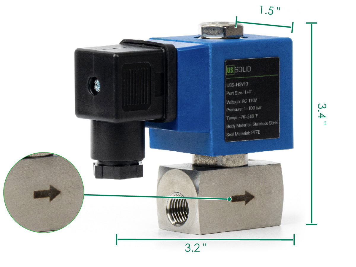 24v 110v 220v 12v 1/4 inch Solenoid Valve Stainles... – Grandado 24v 110v 220v 12v 1/4 inch Solenoid Valve Stainles... – Grandado