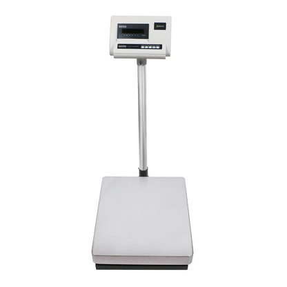 U.S. Solid Bench Scale – 460 lb x 0.02 lb Stainless Steel Postal Package Shipping Scale Digital Platform Balance with 16" x 20" Platform