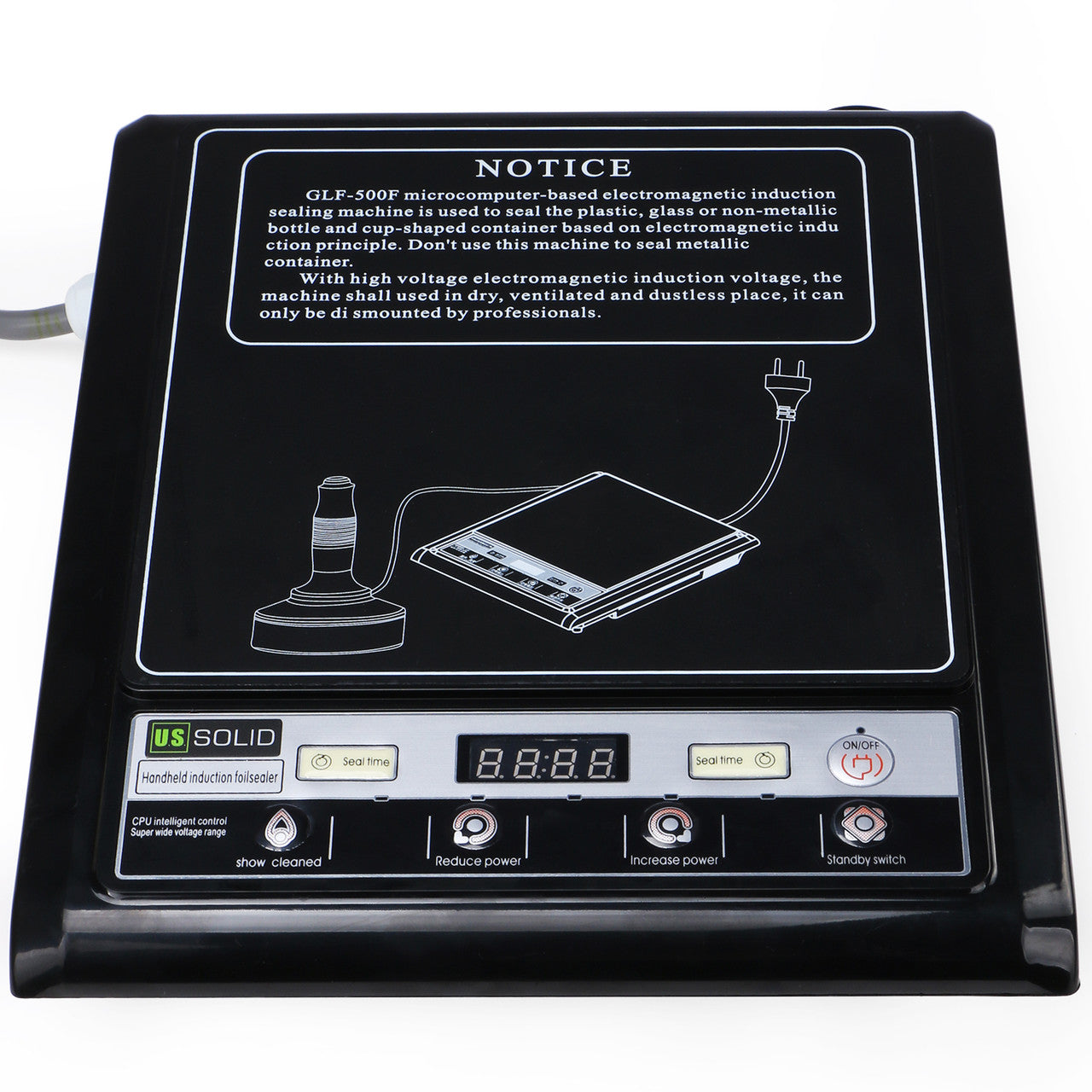 U.S. Solid Heat Induction Sealer Bottle Cap Sealing Machine 15-100mm