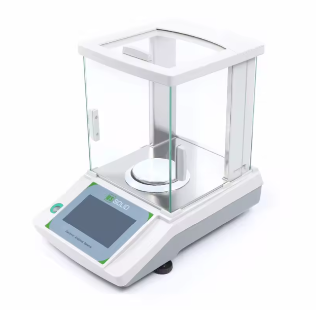 U.S. Solid 200 x 0.0001g Analytical Balance, 0.1 mg Lab Balance Digital Precision Scale