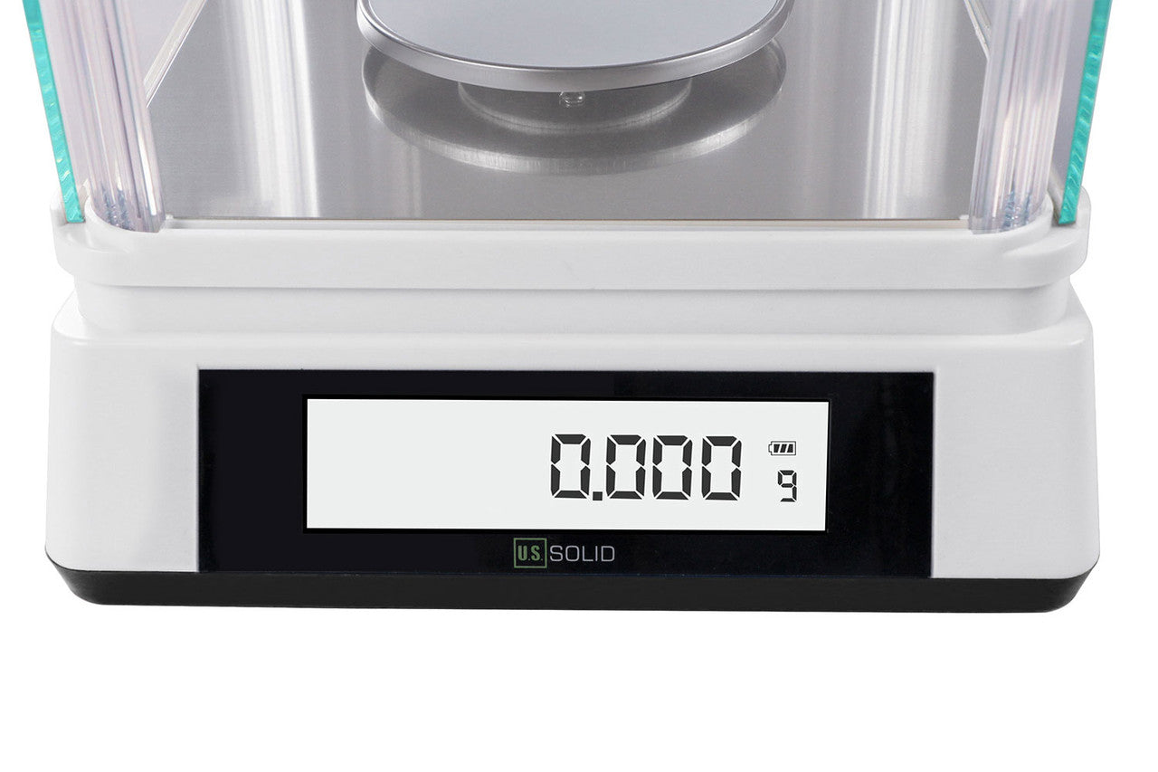 U.S. Solid 0.001 g Precision Balance – Digital Lab Scale  1 mg Analytical Electronic Balance with 2 LCD Screens, 210 g x 0.001g